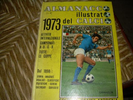 almanacco calcio panini 1973