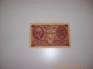 5 lire del 1944