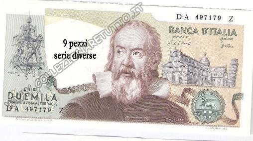 2000 lire Galileo FDS