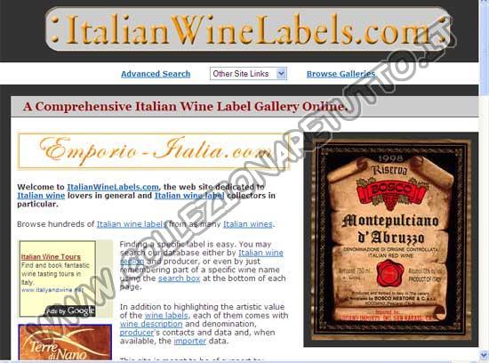 Italian Wine Labels
